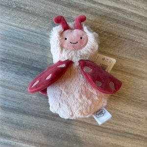 Mini Lovebug - Ladybug Plush Toy - Pink & Red